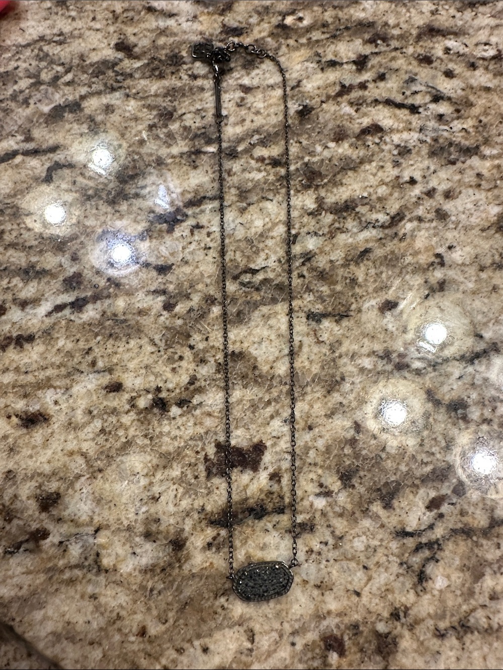 Kendra Scott Elisa Necklace in Black